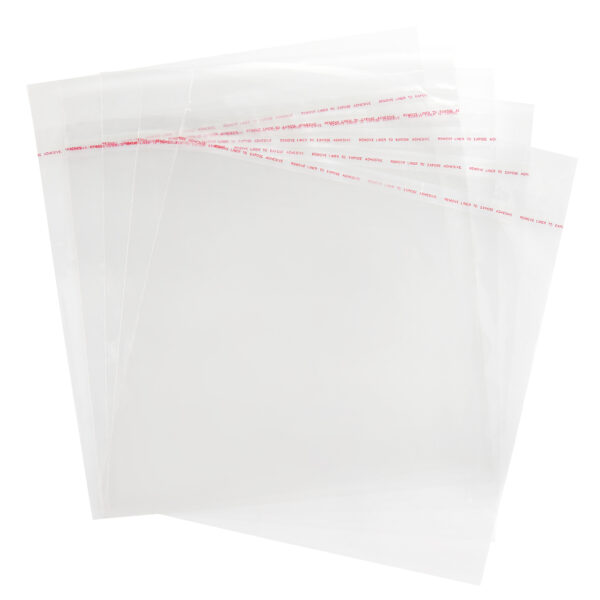 collector essentials 100 pack 45 rpm vinyl record storage sleeves – clear 3 mil polyethylene 7 inch outer bags for disc storage protection